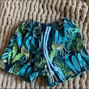 Leopard safari swimming trunks